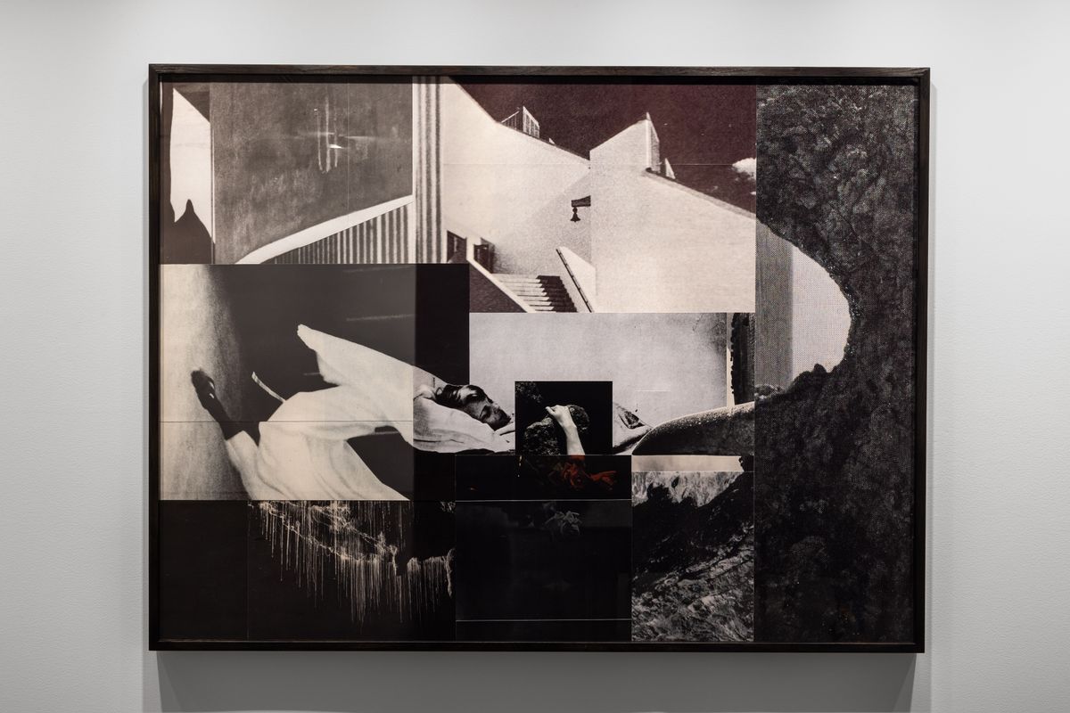 installation view: Lillian O’Neil — The light that spills across the ground between shadows, UNSW Galleries, Sydney, 2024