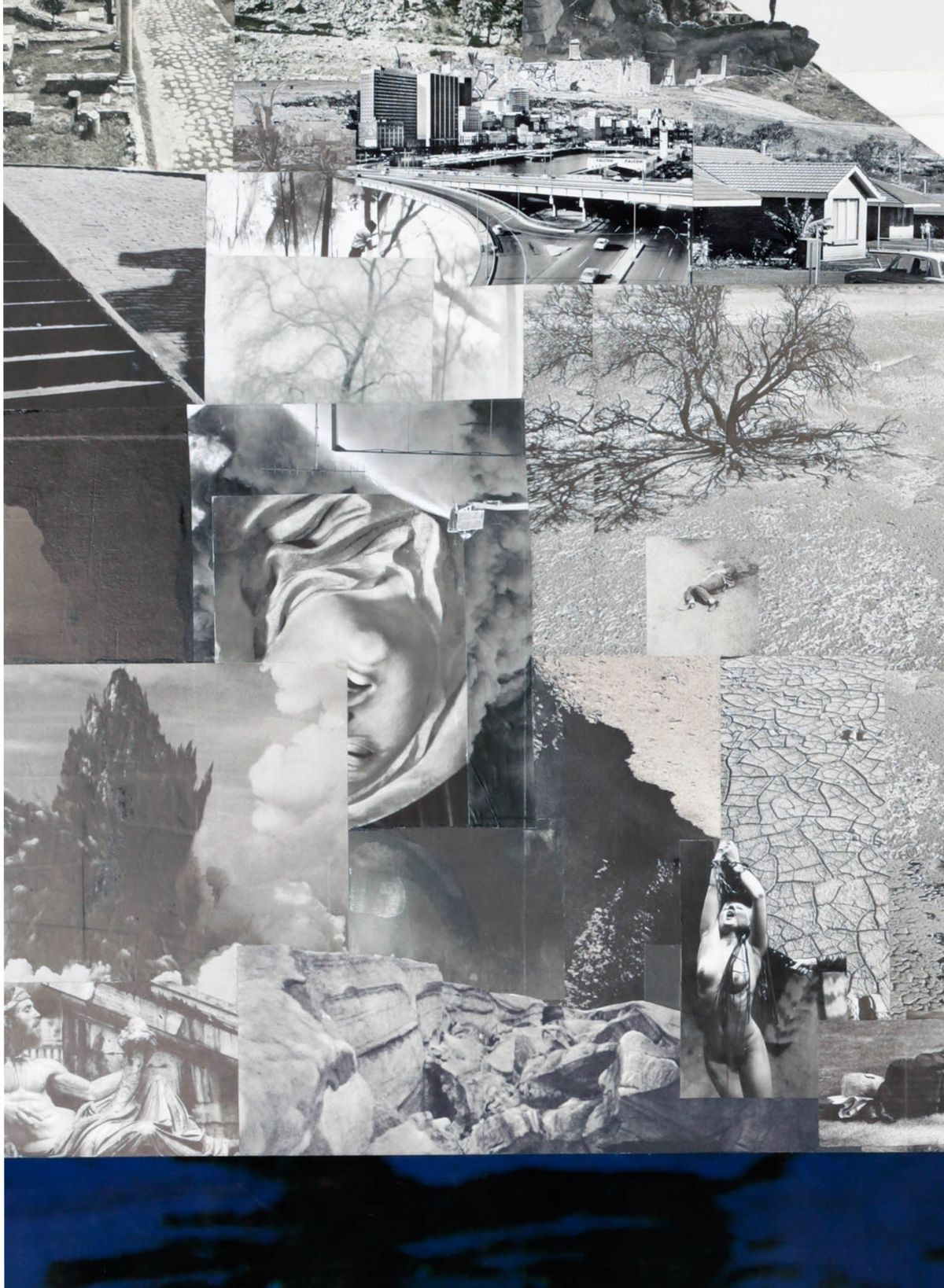 Dark mist through the floor