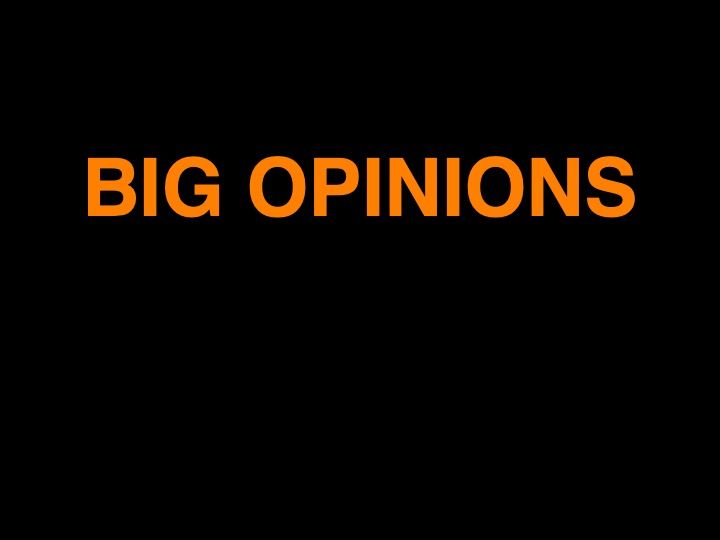 3. BIG OPINIONS, 2008 AGS.ppsx
