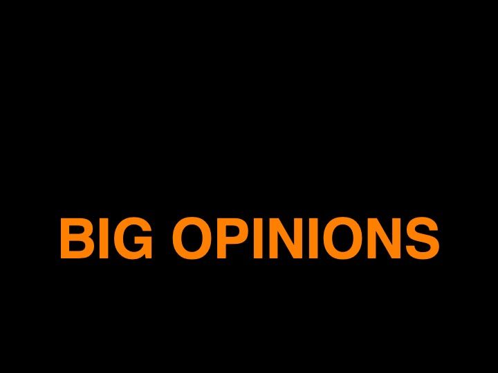 3. BIG OPINIONS, 2008 AGS.ppsx
