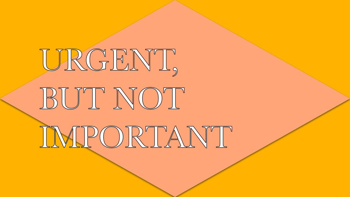 51. URGENT BUT NOT IMPORTANT, 2015 AGS.ppsx