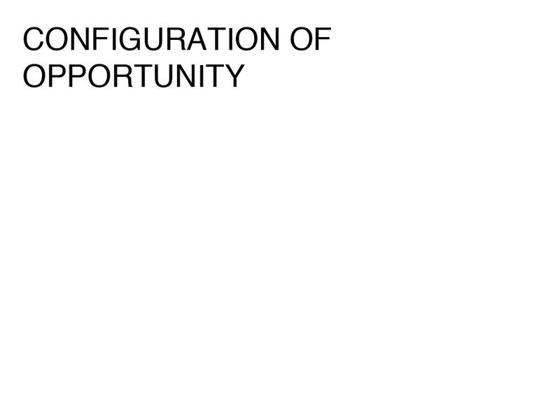 Agatha Gothe-Snape, CONFIGURATION OF OPPORTUNITY, 2014