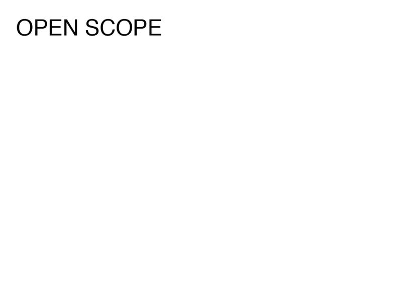 Agatha Gothe-Snape, OPEN SCOPE, 2014