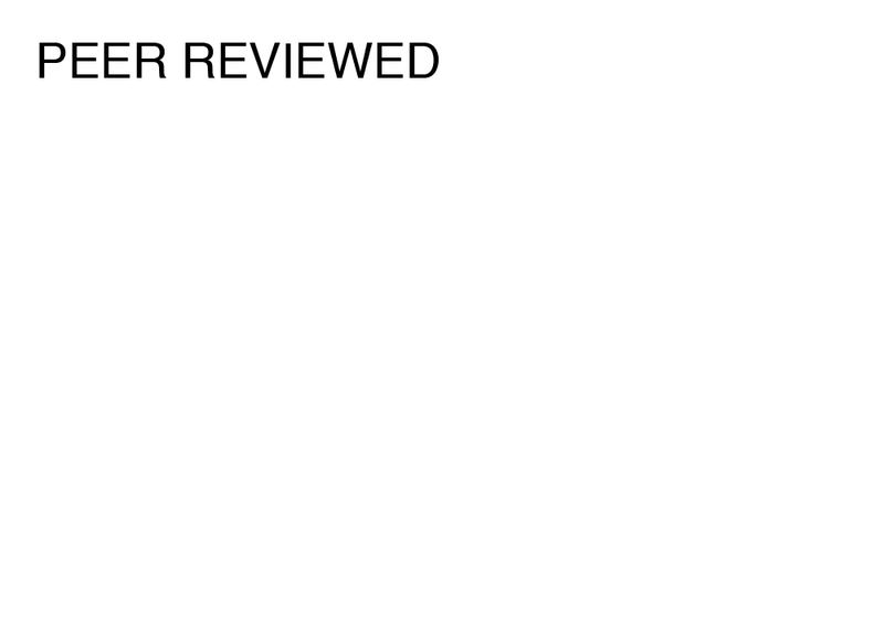 Agatha Gothe-Snape, PEER REVIEWED, 2014