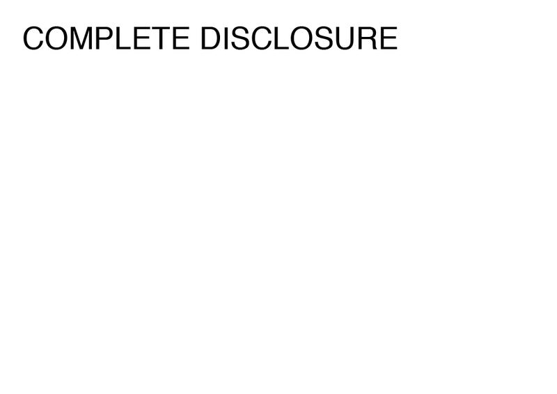 Agatha Gothe-Snape, COMPLETE DISCLOSURE, 2014