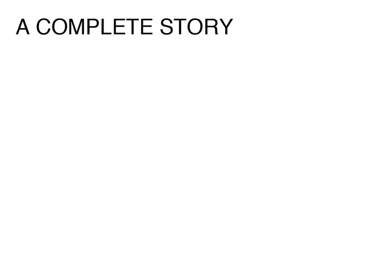 Agatha Gothe-Snape, A COMPLETE STORY, 2014