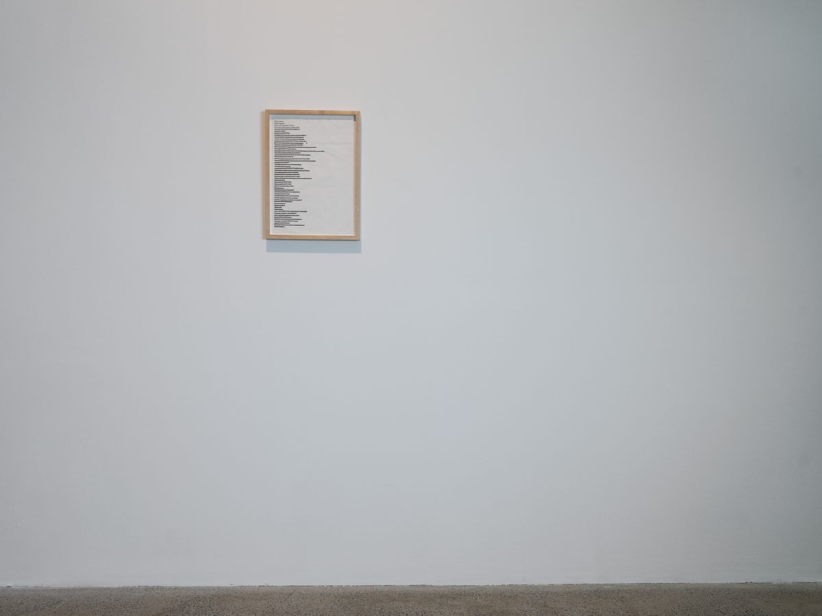 Agatha Gothe-Snape and Wrong Solo: Certain Situations