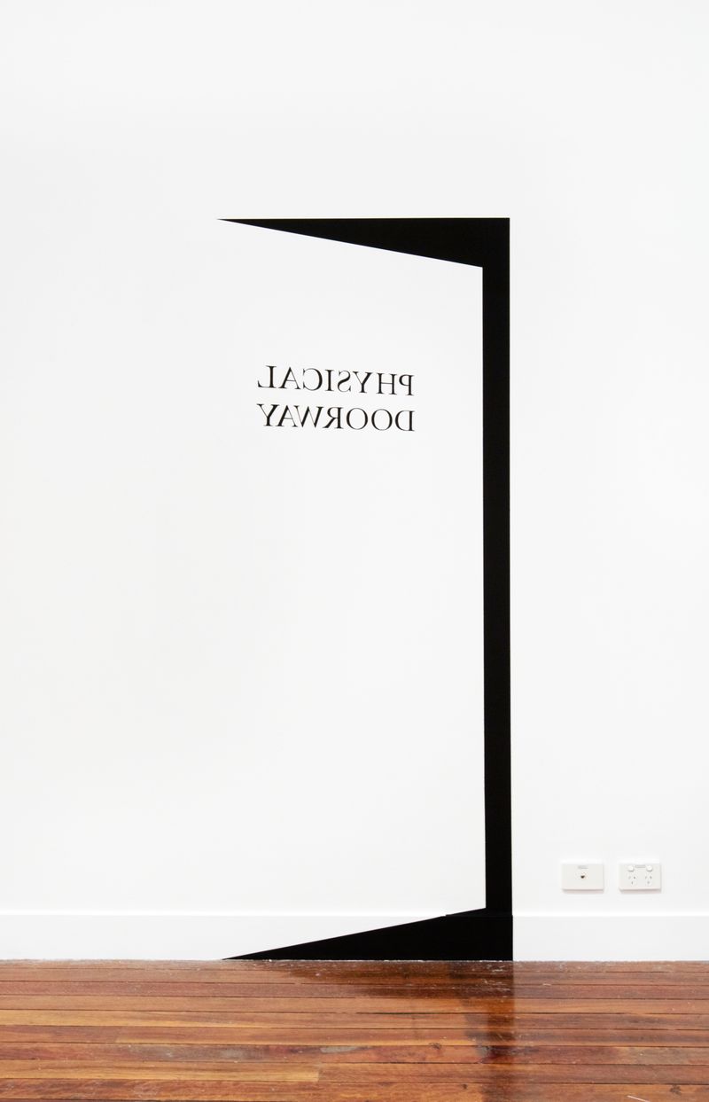 Three physical doorways, one conceptual wedge and a gentle breeze