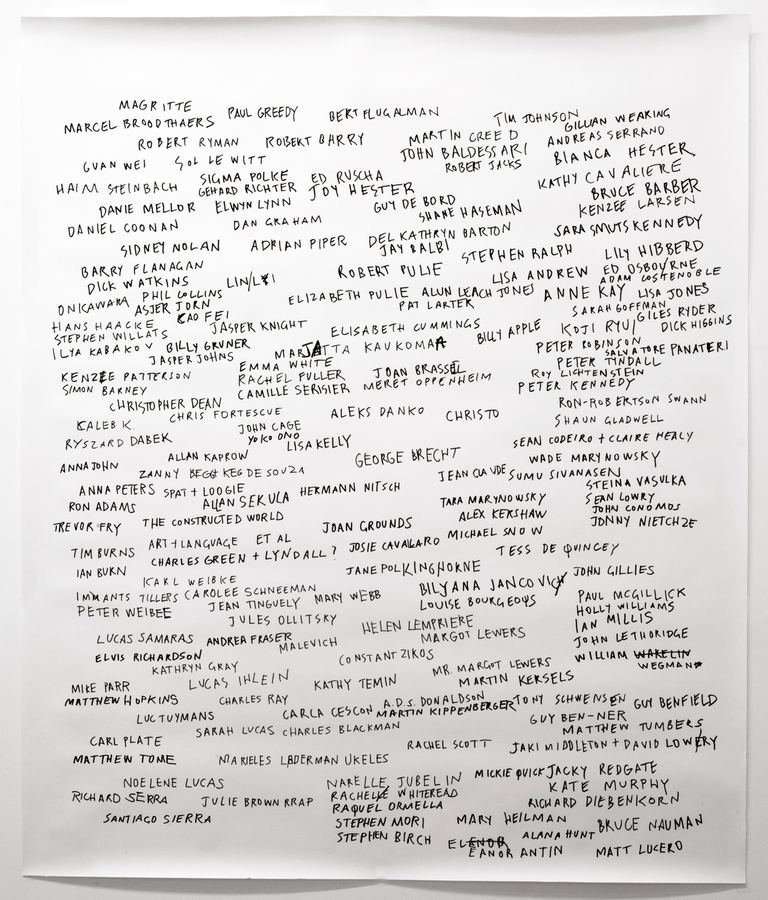 Agatha Gothe-Snape, Every Artist Remembered with Anne Kay, 2009