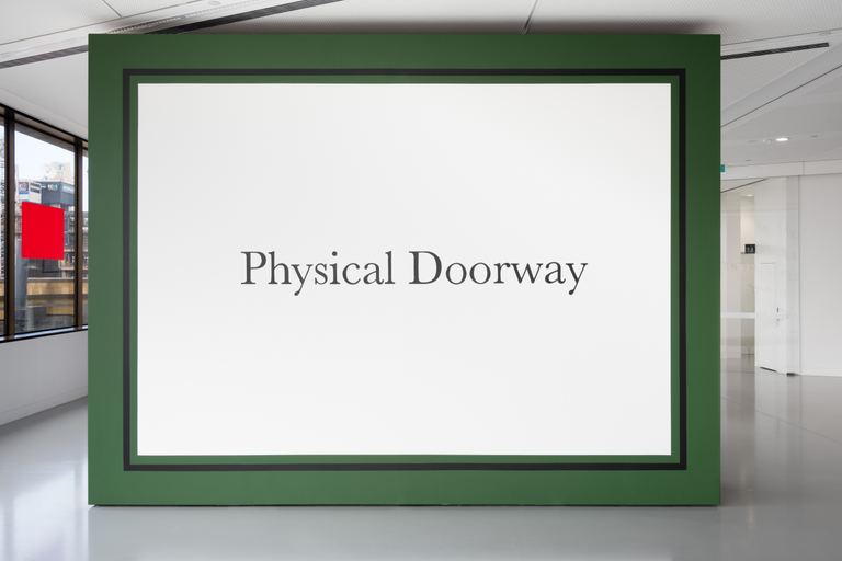 Agatha Gothe-Snape, Physical Doorway and Energetic Wedge, 2015
