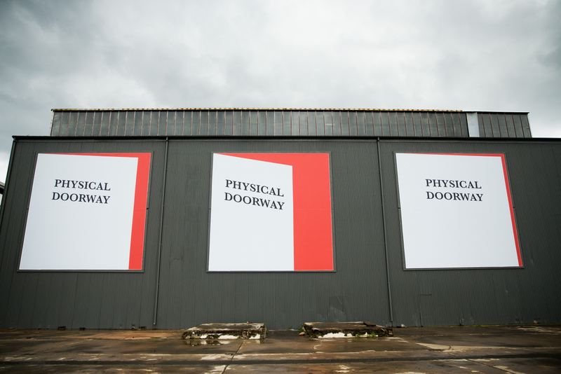 Agatha Gothe-Snape, Physical Doorway (Three Ways), 2016