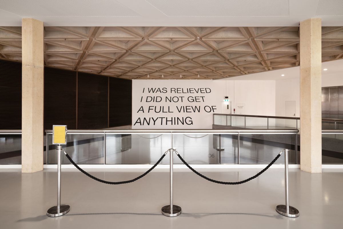 The Medium is the Medium: Agatha Gothe-Snape Material | installation view, The Art Gallery of Western Australia, Perth/Boorloo, 2024