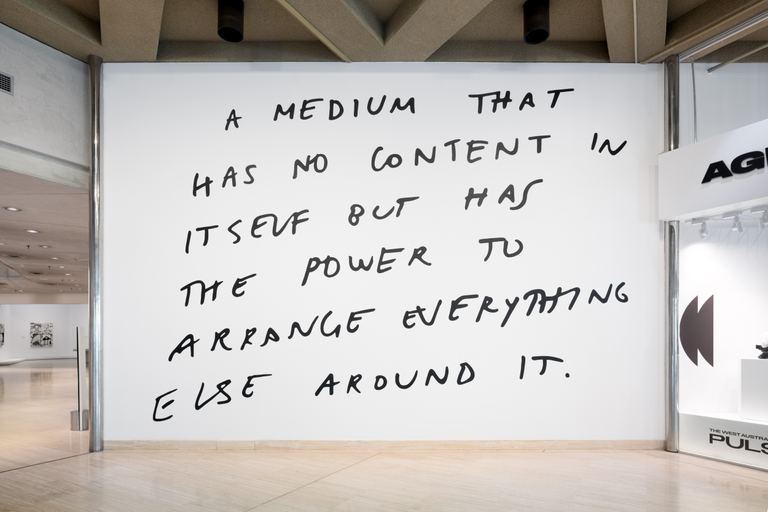 Agatha Gothe-Snape, a medium that has no content in itself, 2022