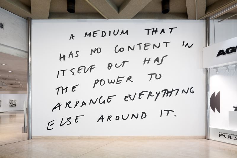 Agatha Gothe-Snape, a medium that has no content in itself, 2022