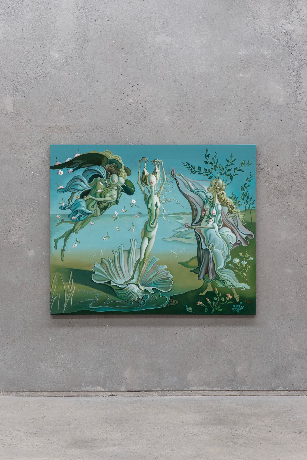 installation view: Tim Schultz — Future Birth of Style, at The Commercial, Sydney, 2025