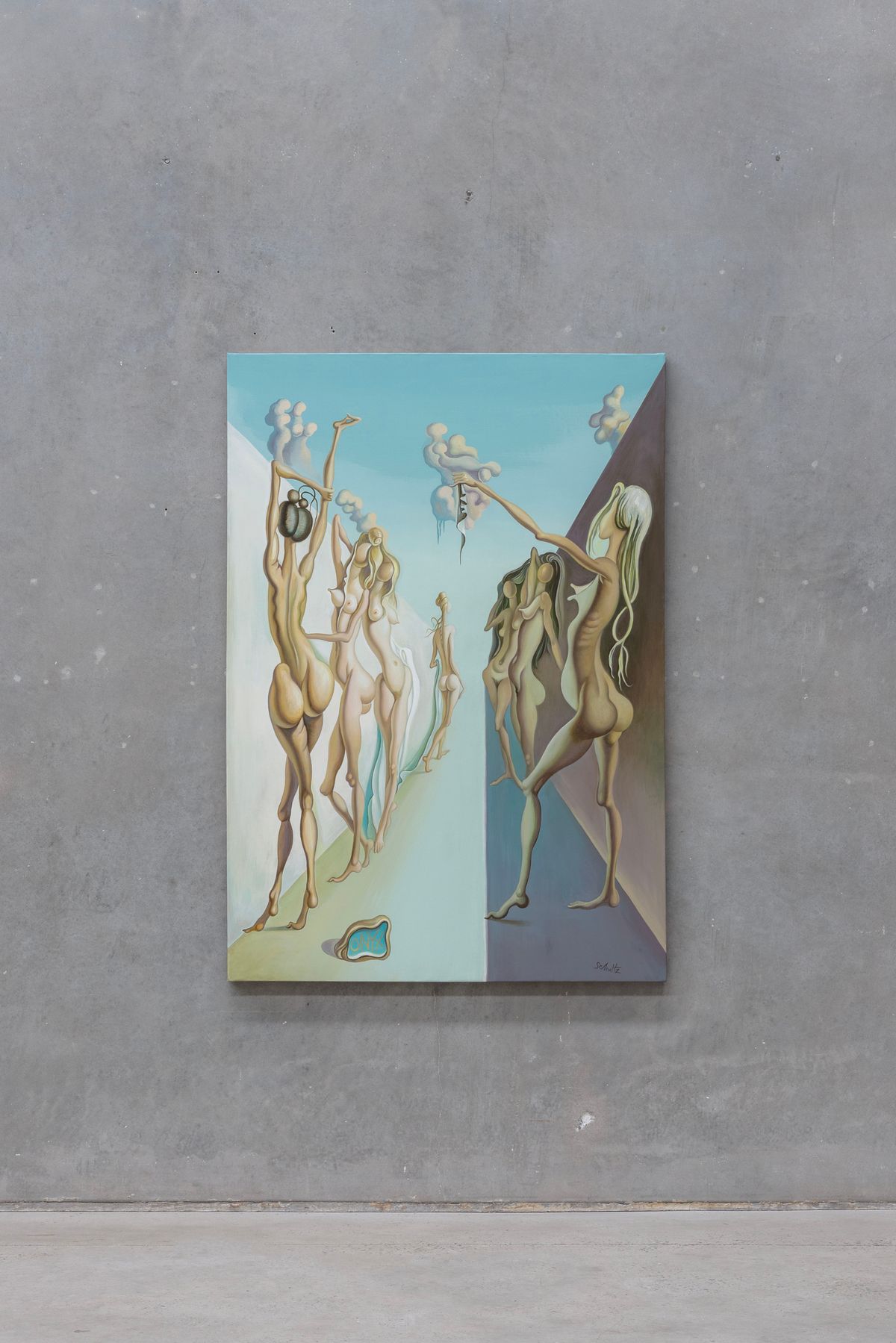 installation view: Tim Schultz — Future Birth of Style, at The Commercial, Sydney, 2025