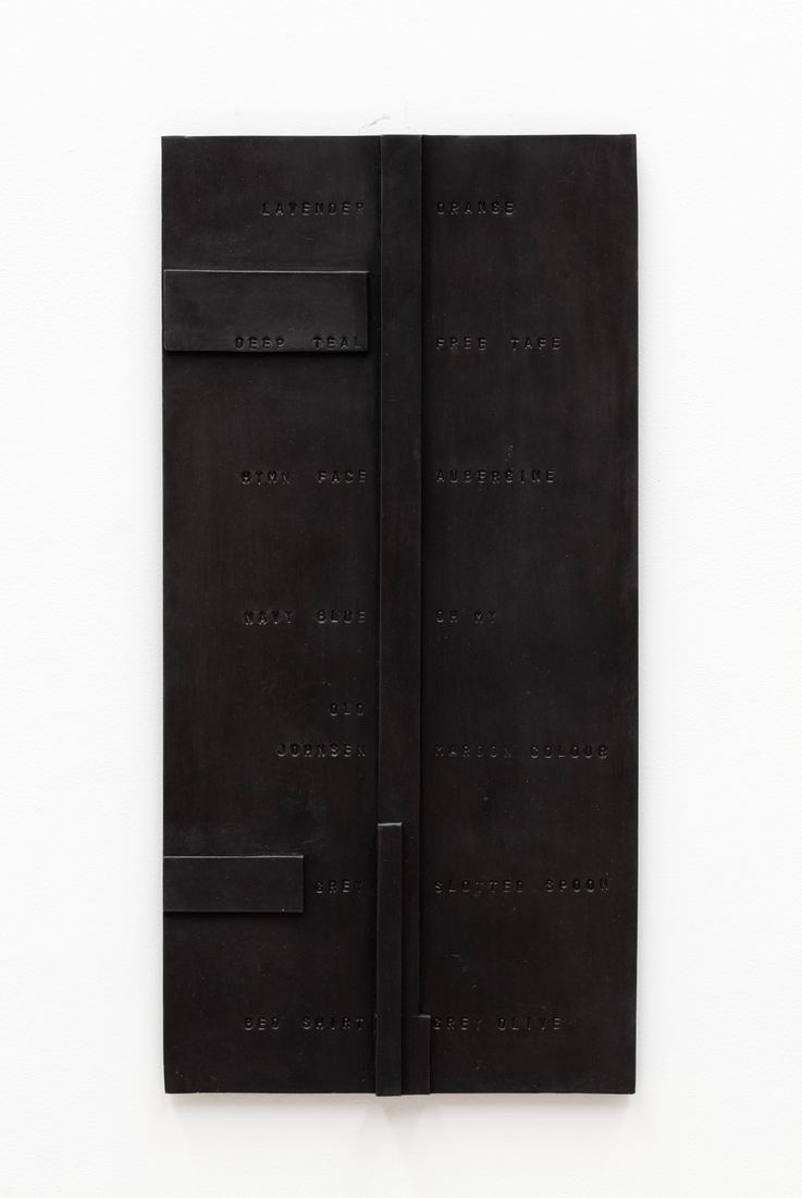 Mitch Cairns, Swatch plate, 2025