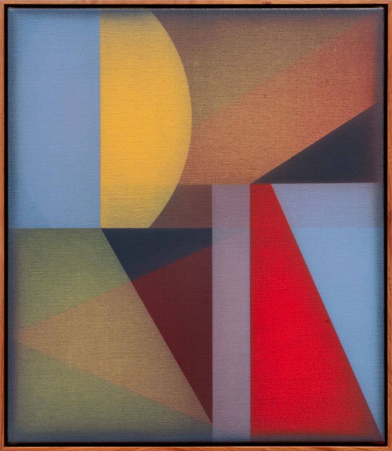 Mitch Cairns, Coloured Glass (Face of Man), 2024