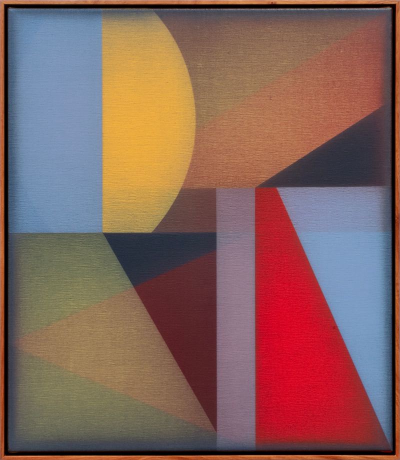 Mitch Cairns, Coloured Glass (Face of Man), 2024