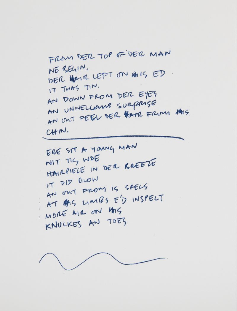 Mitch Cairns, Two Limericks, 2012