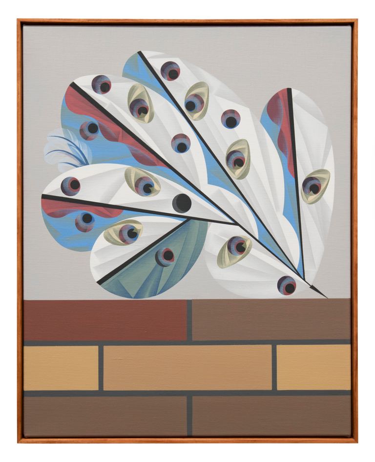 Mitch Cairns, Geranium Pots (fountain pen), 2016