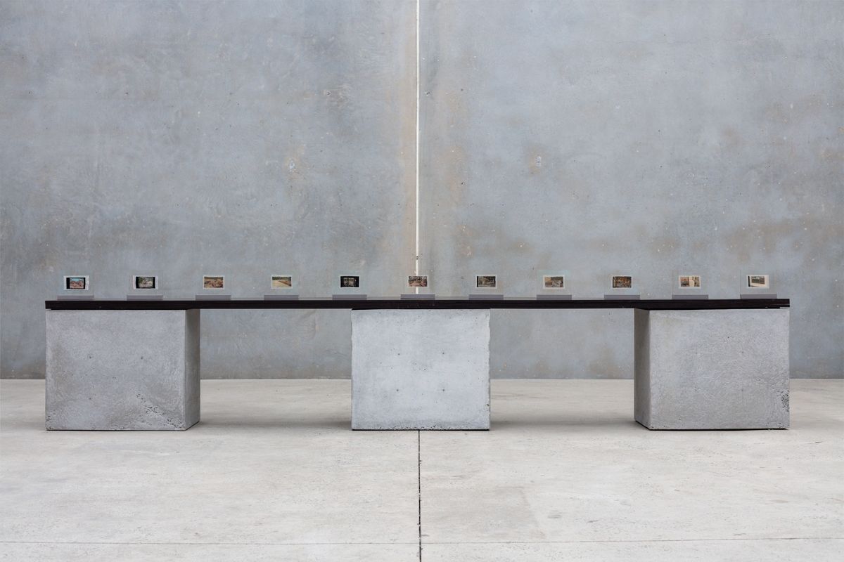 installation view: Narelle Jubelin — Contexto. For RDJ, RG & TH, at The Commercial, Sydney, 2024