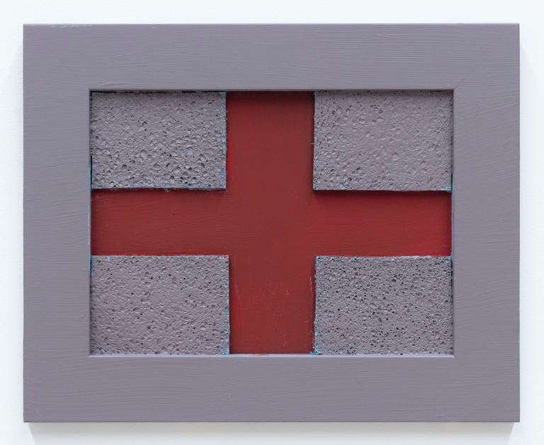 Oscar Perry, Cross. Red/Mauve, 2022