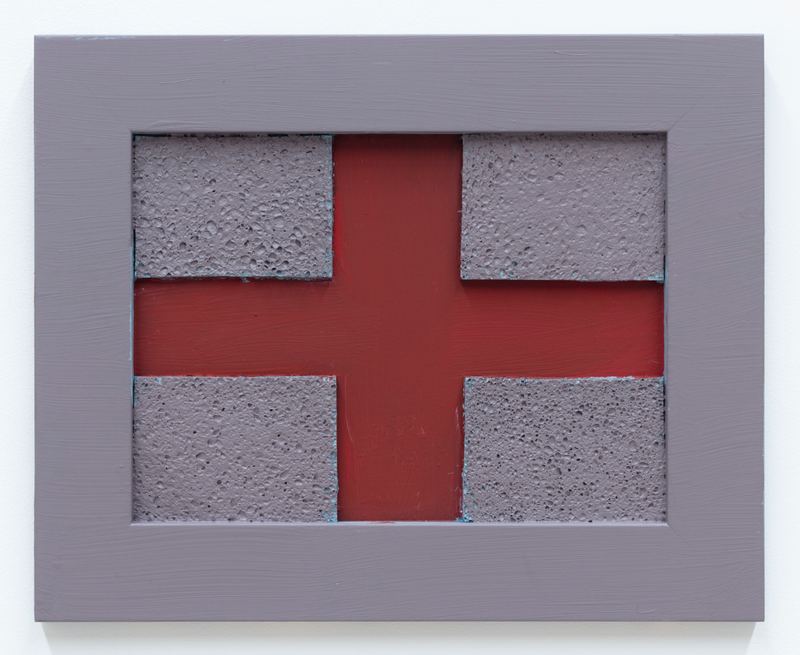 Oscar Perry, Cross. Red/Mauve, 2022
