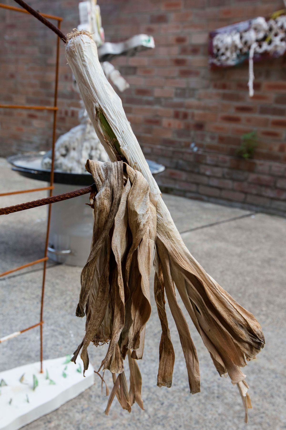 Now my hut has rotted and my breast is stuffed with newspaper and I lie by the river