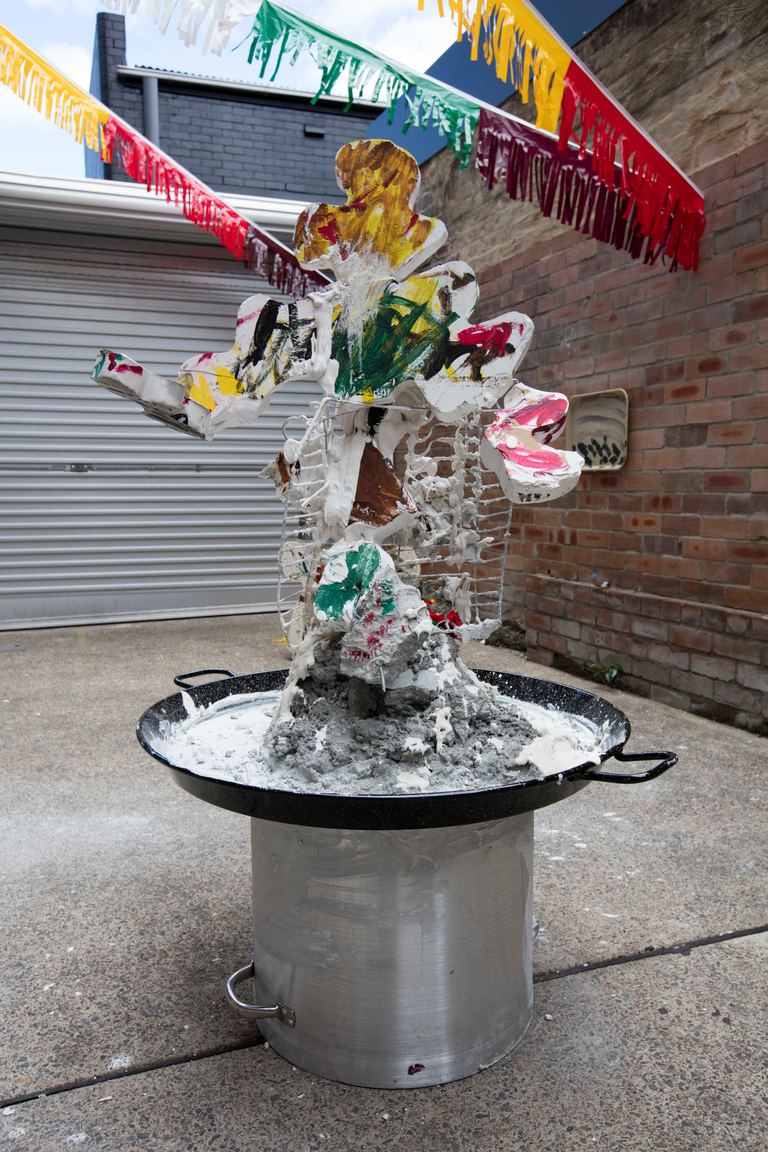 Oscar Perry, The fountain of a washed up youth football star, 2018