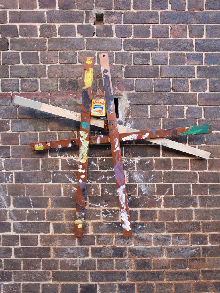 Oscar Perry, How many nails does it take to hang a painting of Christ?, 2018