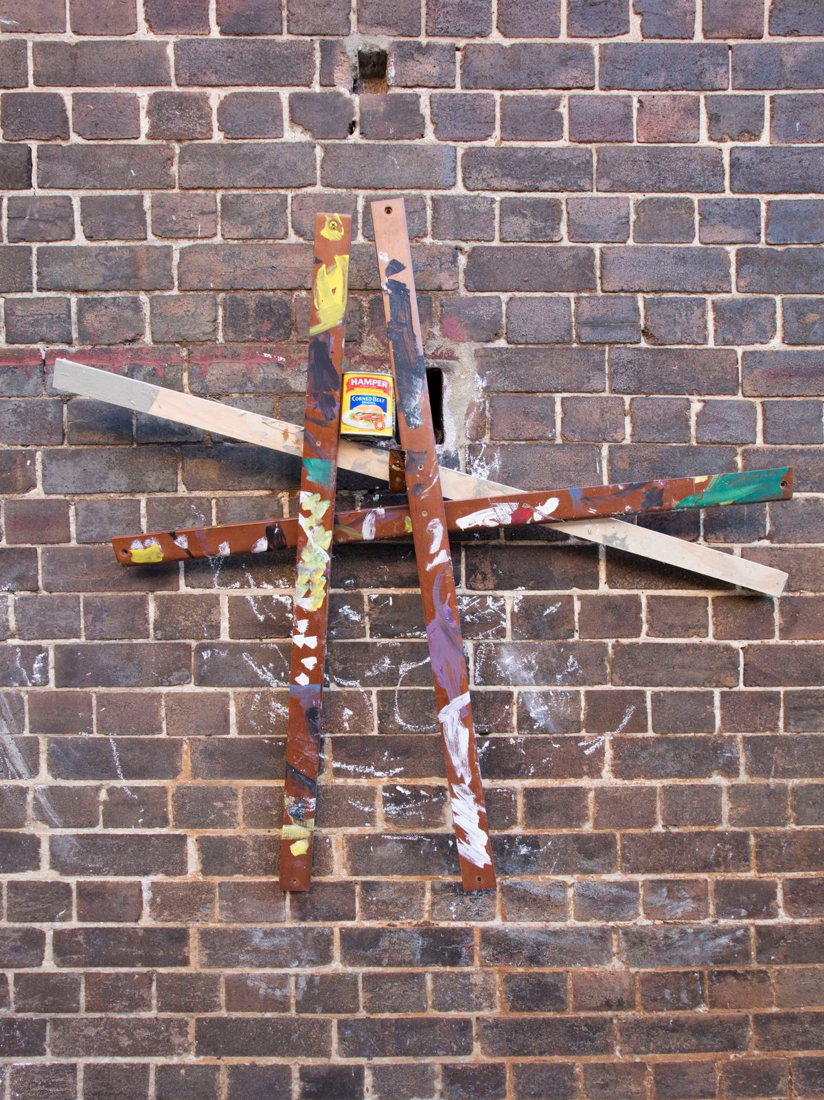 How many nails does it take to hang a painting of Christ?