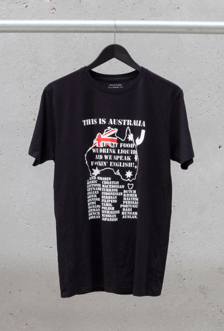 Archie Moore, This is Australia (front), 2017