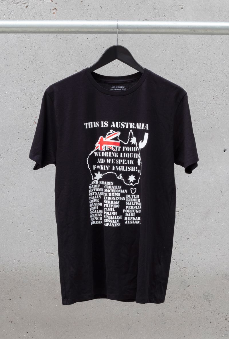 Archie Moore, This is Australia (front), 2017