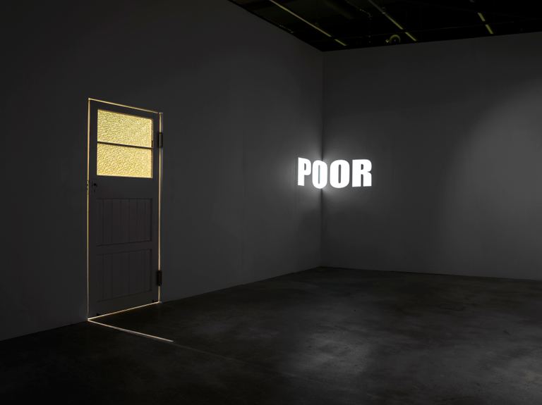 Archie Moore, Camera Verbum (Word Room), 2018