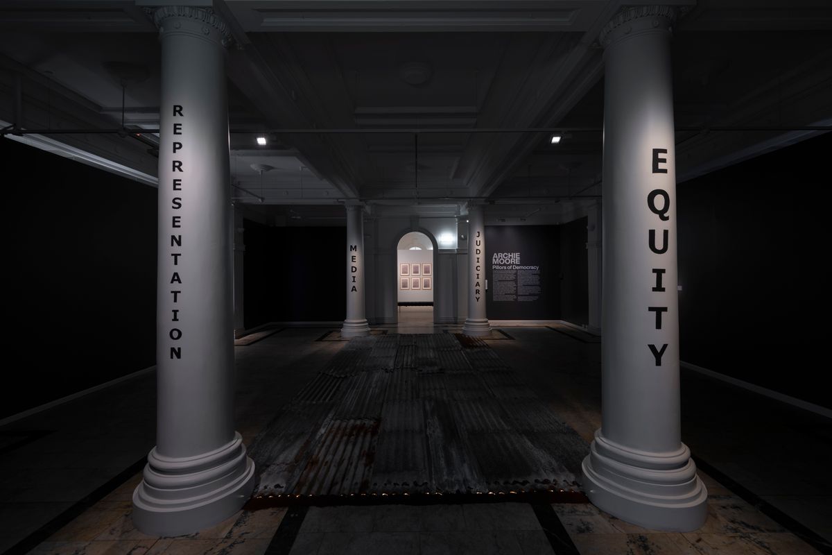 Archie Moore: Pillors of Democracy