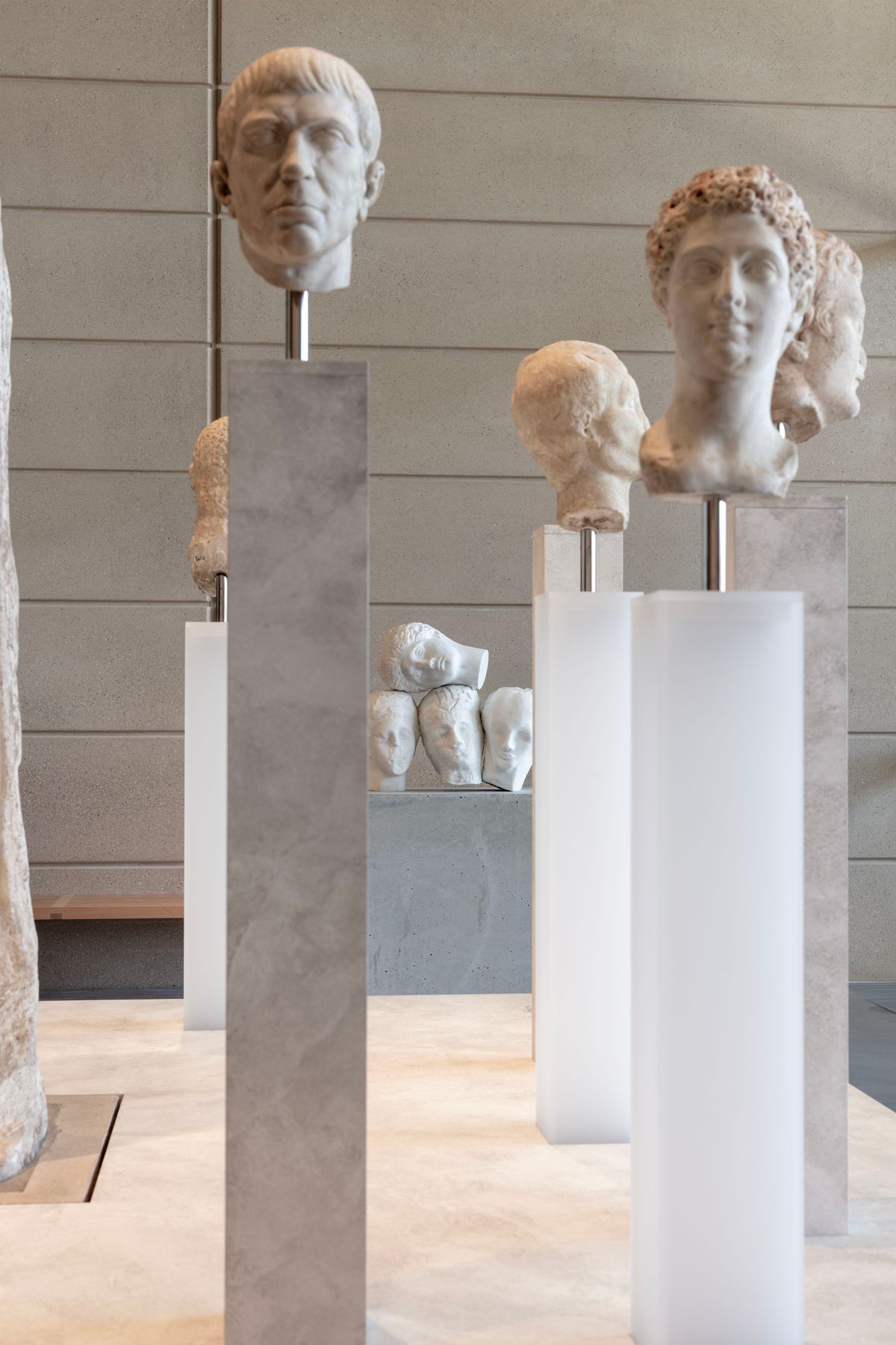 installation view: Roman Spectres, at Chau Chak Wing Museum, University of Sydney, 2024