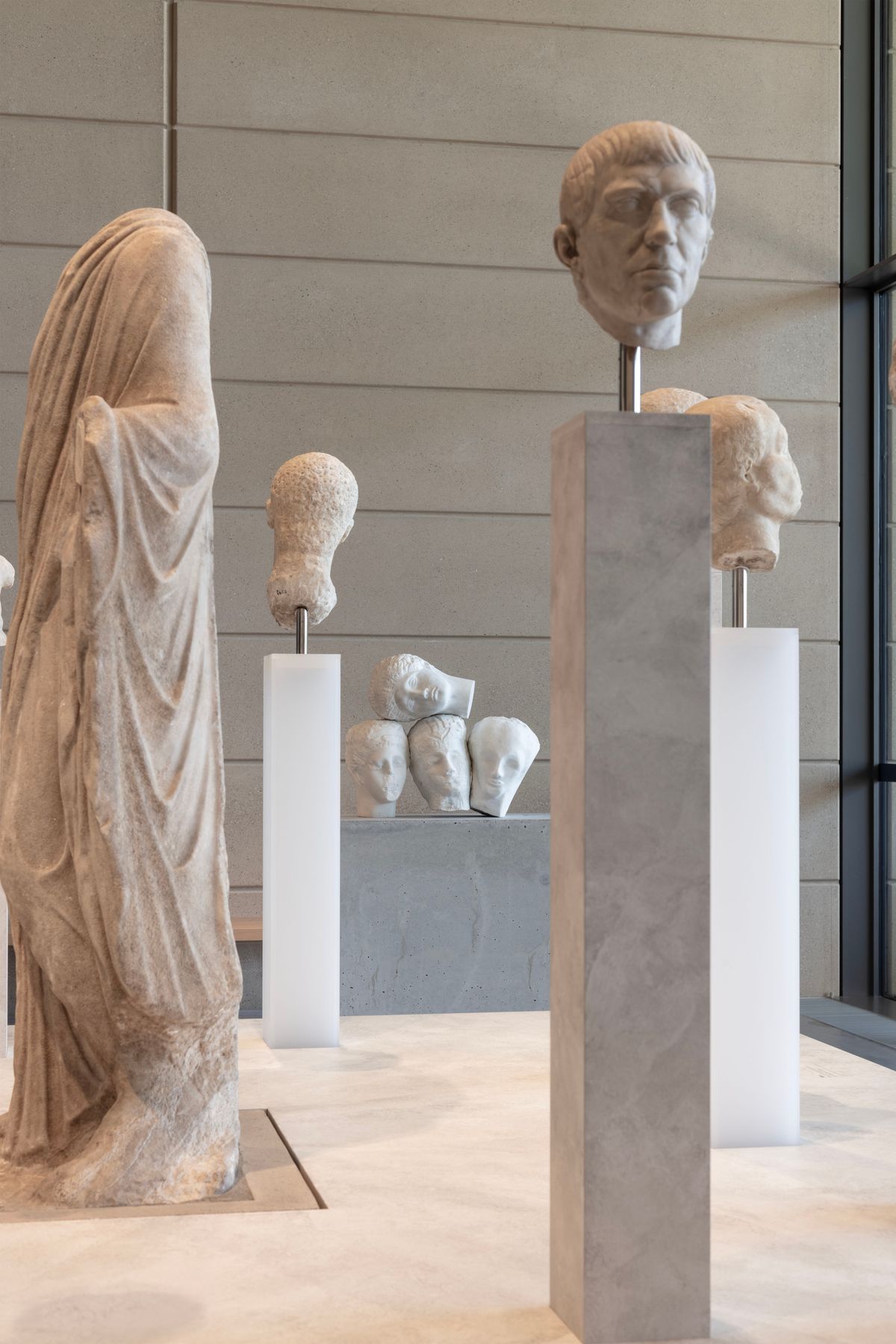 installation view: Roman Spectres, at Chau Chak Wing Museum, University of Sydney, 2024