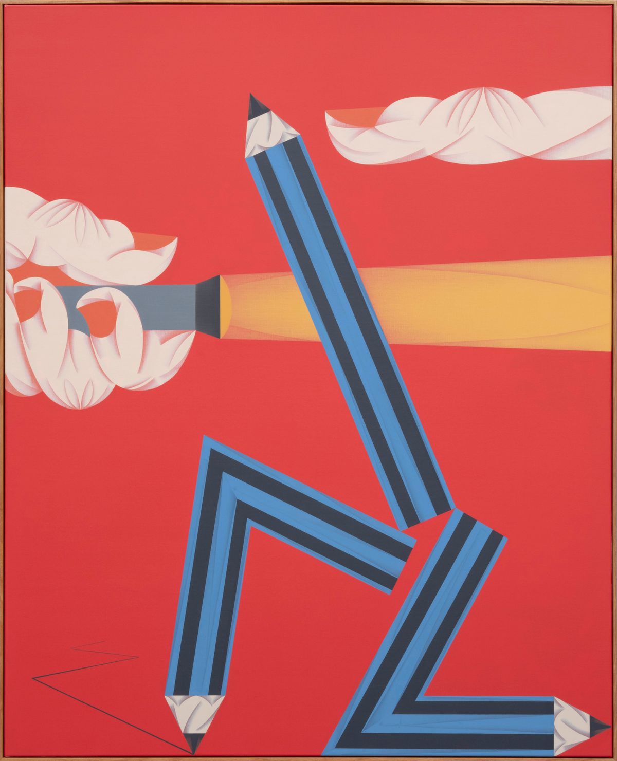 Mitch Cairns, Soliloquy Workshop, 2018, oil on linen, framed, 171.00 x 140.50 x 5.00 cm