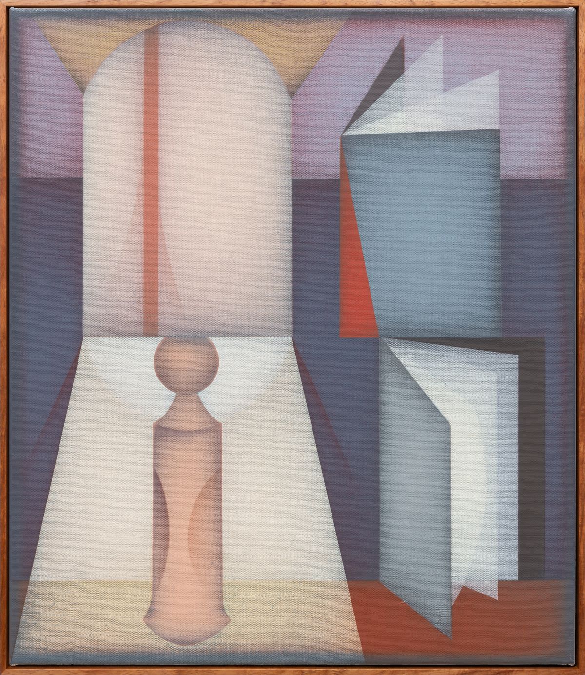 Mitch Cairns, Lifelike, 2025, oil on linen, framed, 79.00 x 68.50 x 5.50 cm