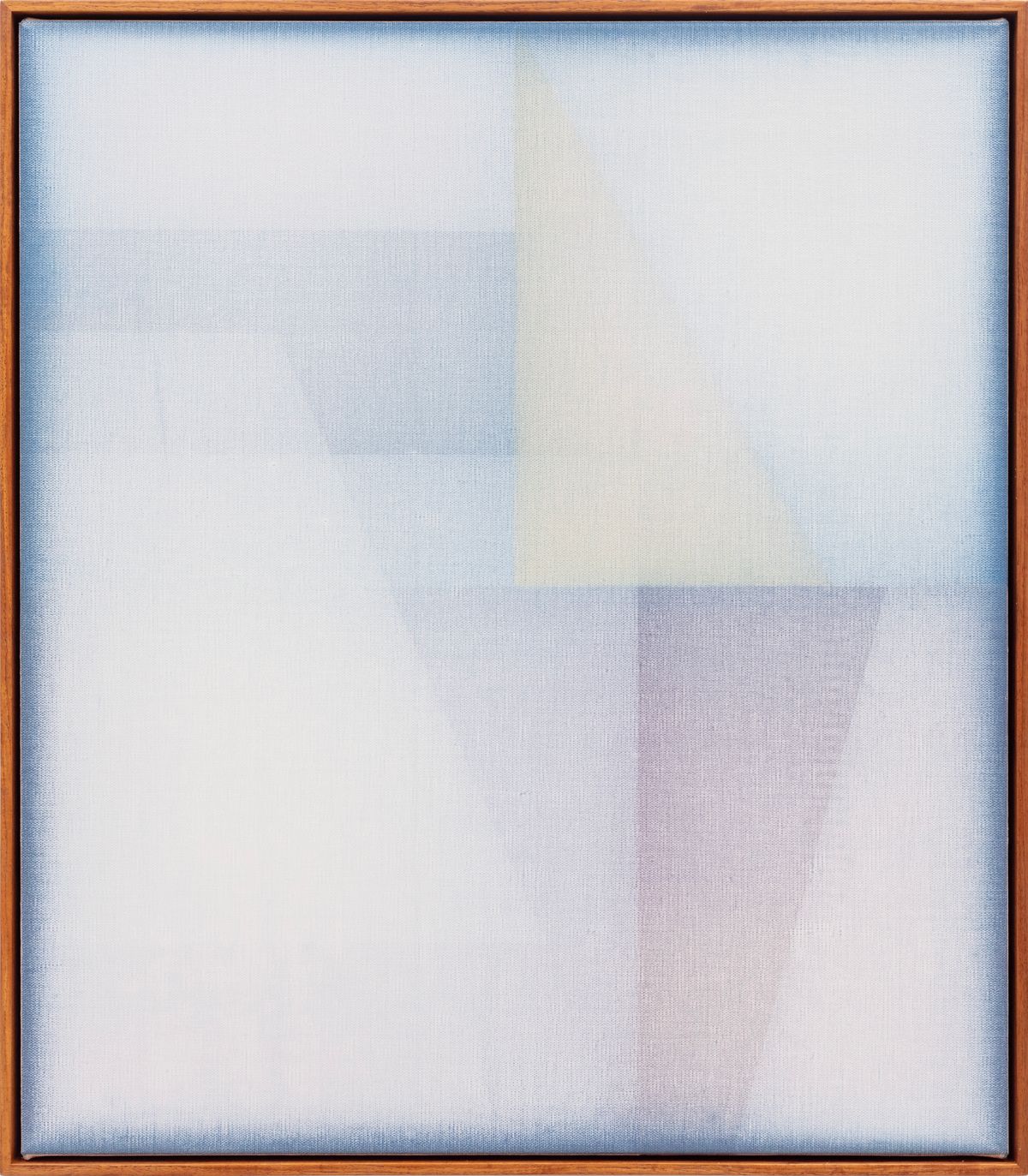 Mitch Cairns, Coloured Glass (after Long Before the Long Before) I, 2023, oil on linen, framed, 79.00 x 69.50 x 6.00 cm