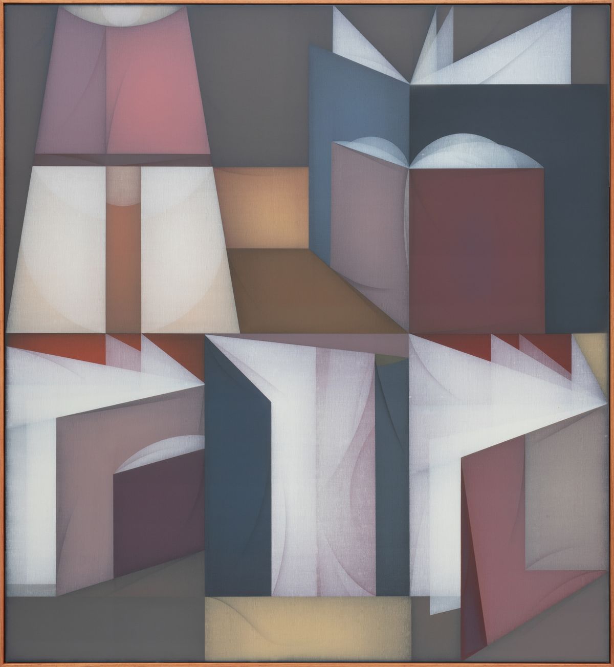 Mitch Cairns, Lifelike (Elizabeth's on Oxford), 2026, oil on linen, framed, 185.50 x 170.50 x 5.50cm