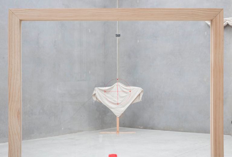 Archie Moore, Glass Target, 2019