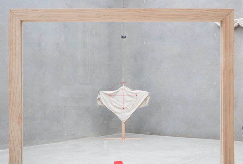 Archie Moore, Glass Target, 2019