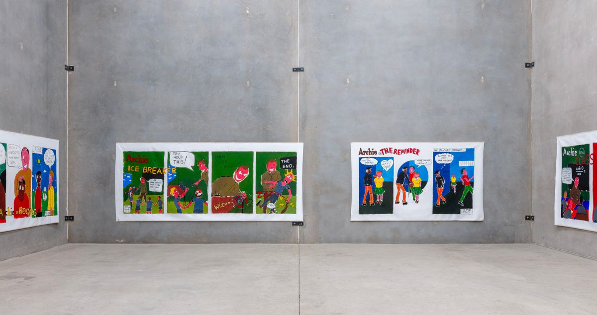 Archie Moore: Comic Paintings (2005)