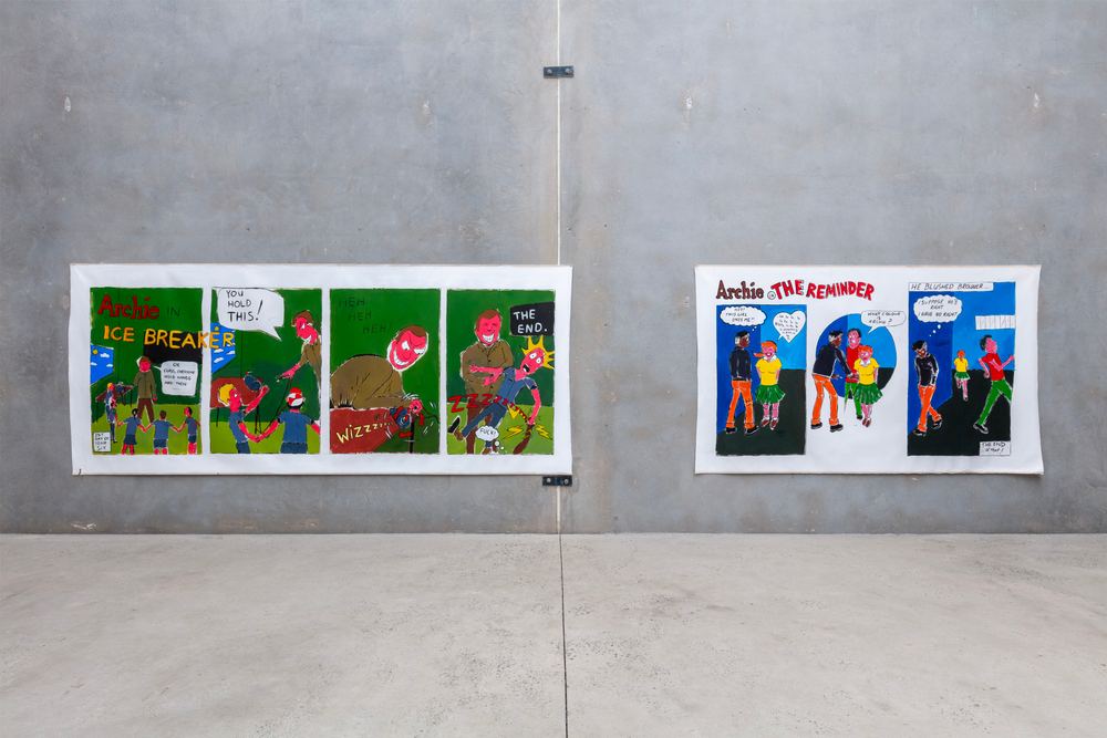 Archie Moore: Comic Paintings (2005)