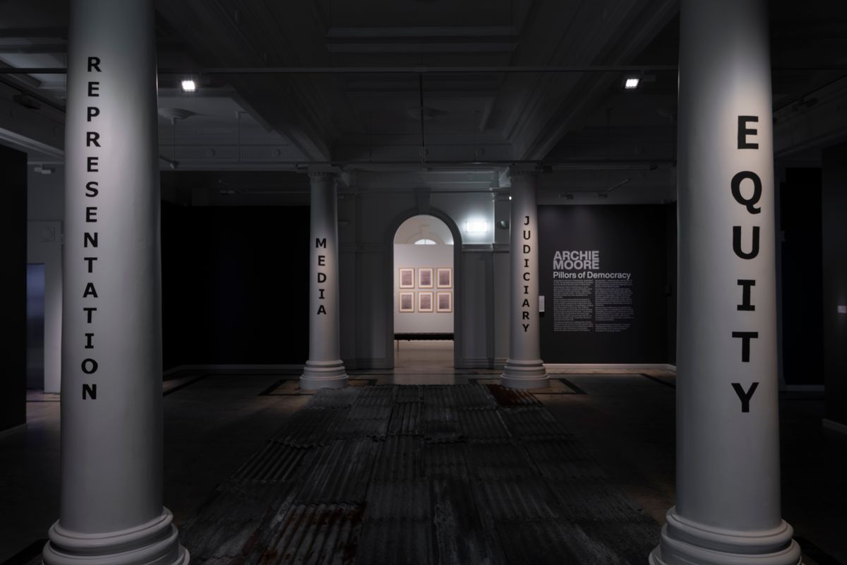 Archie Moore: Pillors of Democracy