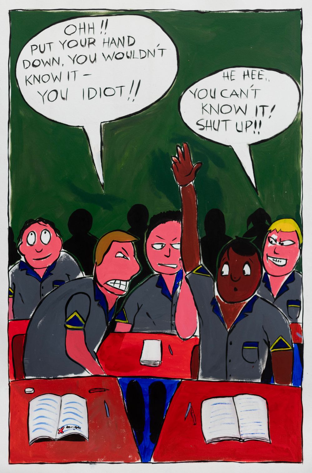 Archie Moore: Comic Paintings (2005)