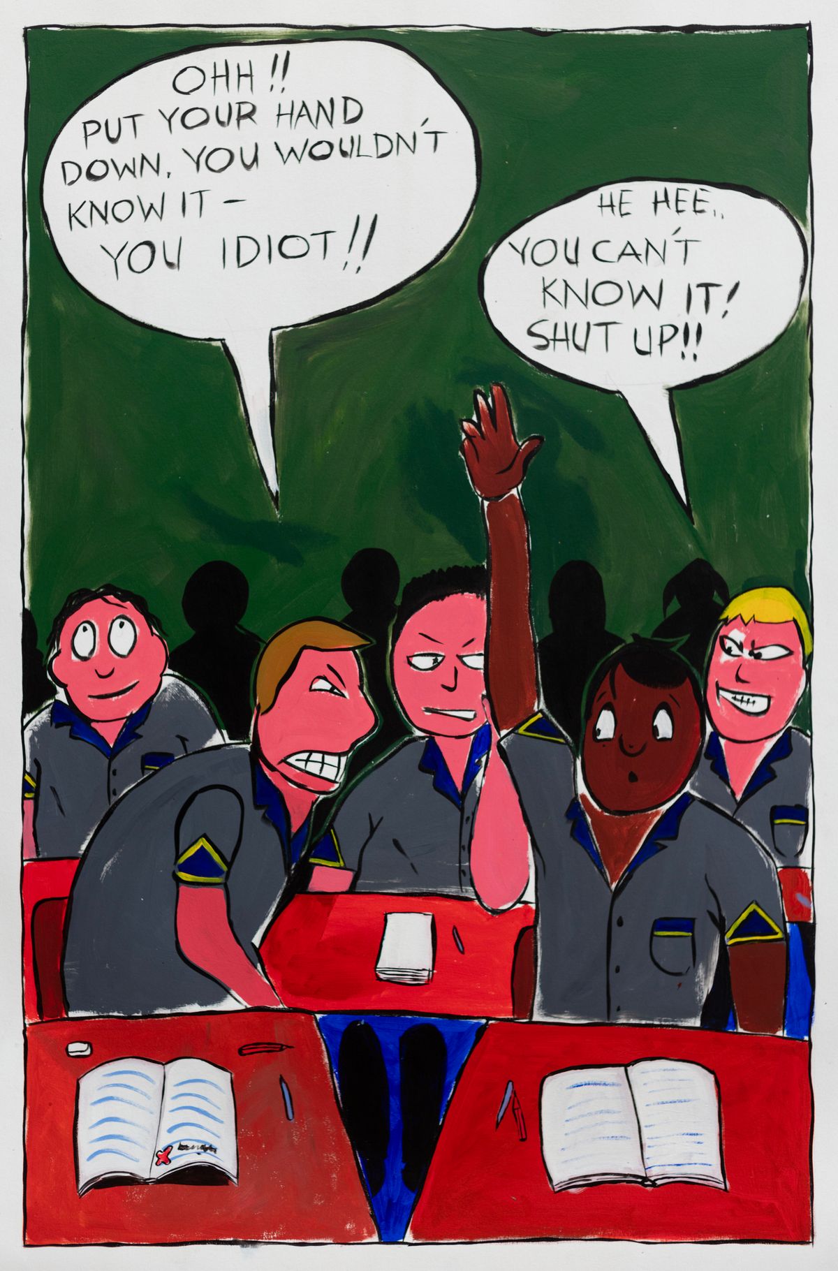 Archie Moore: Comic Paintings (2005)