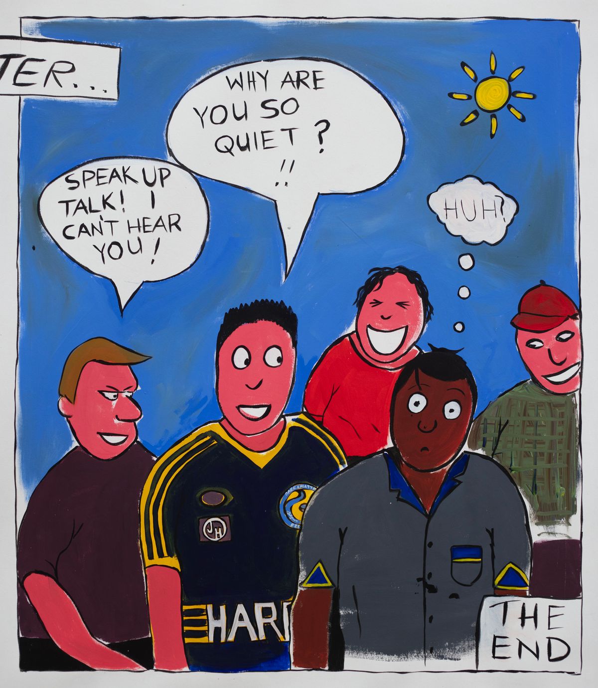 Archie Moore: Comic Paintings (2005)